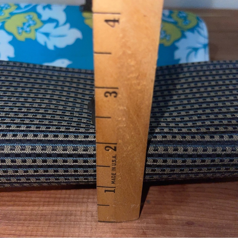New Handmade Cotton Clutch Wristlet Bag Lots of CC Slip Pockets, Phone Money - Picture 6 of 12